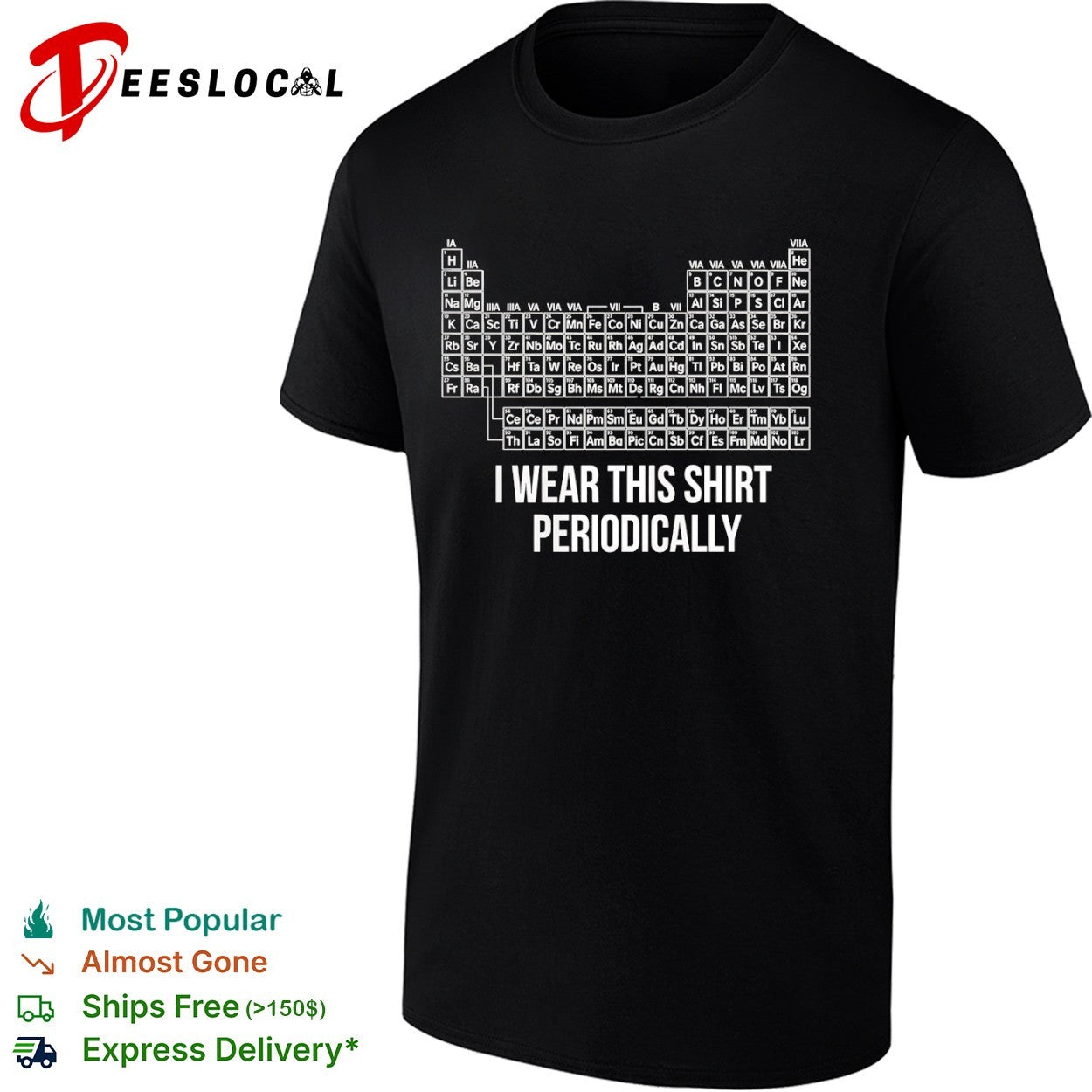 Dr Grace’s Periodic Table shirt