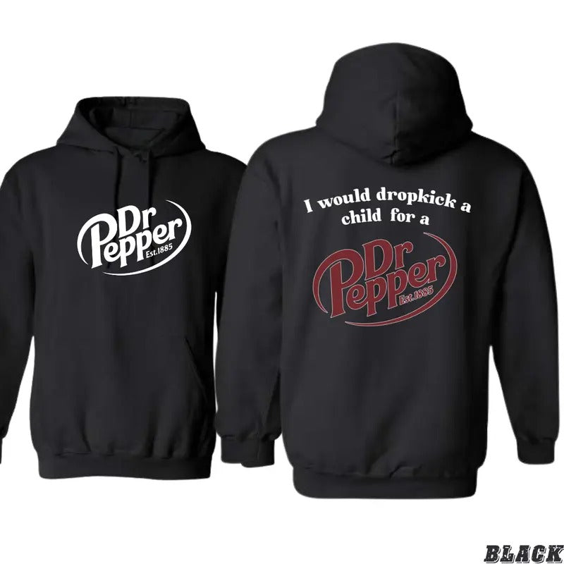 Dr Pepper Hoodie - Bold and Playful Design, Unisex Sweatshirt for Soda Fans and Quirky Style - dr pepper merch, Menswear,...