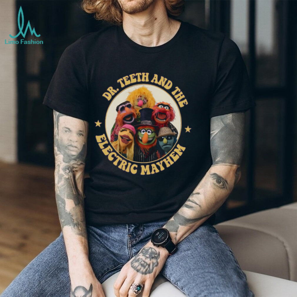 Dr Teeth and the Electric Mayhem Retro Band Logo Unisex T Shirt
