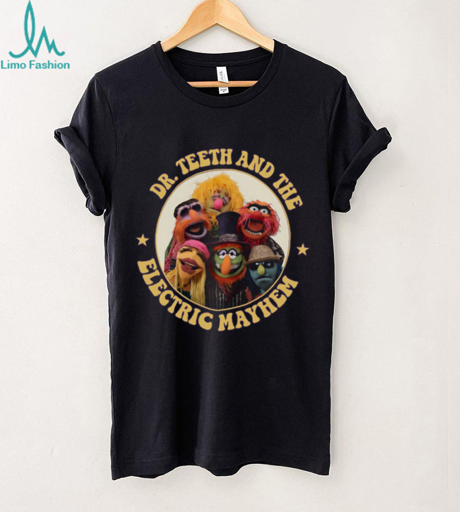 Dr Teeth and the Electric Mayhem Retro Band Logo Unisex T Shirt