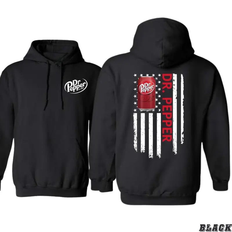 Dr. Pepper American Flag Hoodie