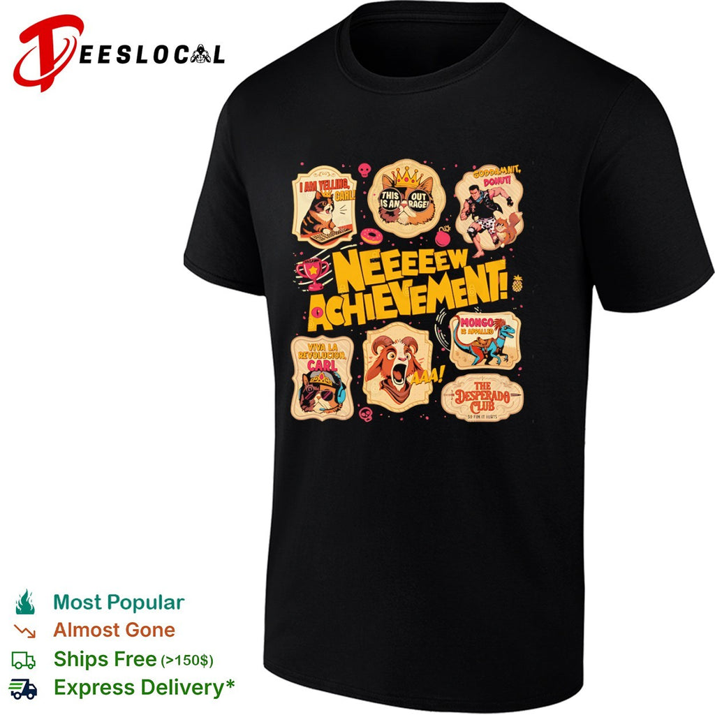 Dungeon Crawler Carl neeeew achievement sticker pack shirt