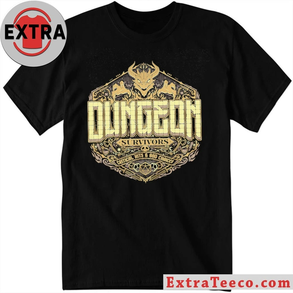 Dungeon Survivor Critical Hits Bad Choices T-Shirt