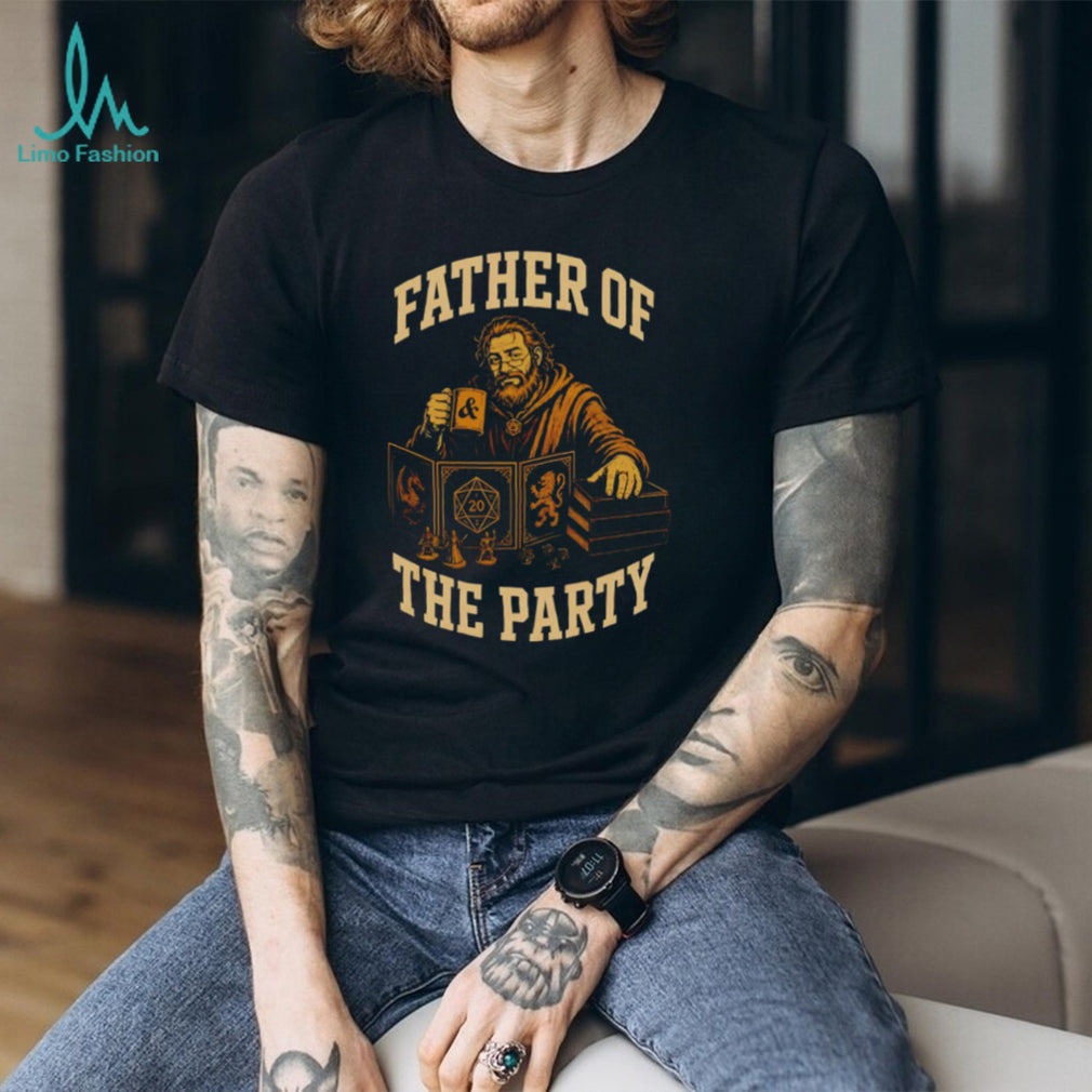 Dungeons and Dragons Father of the Party RPG Gamer T Shirt