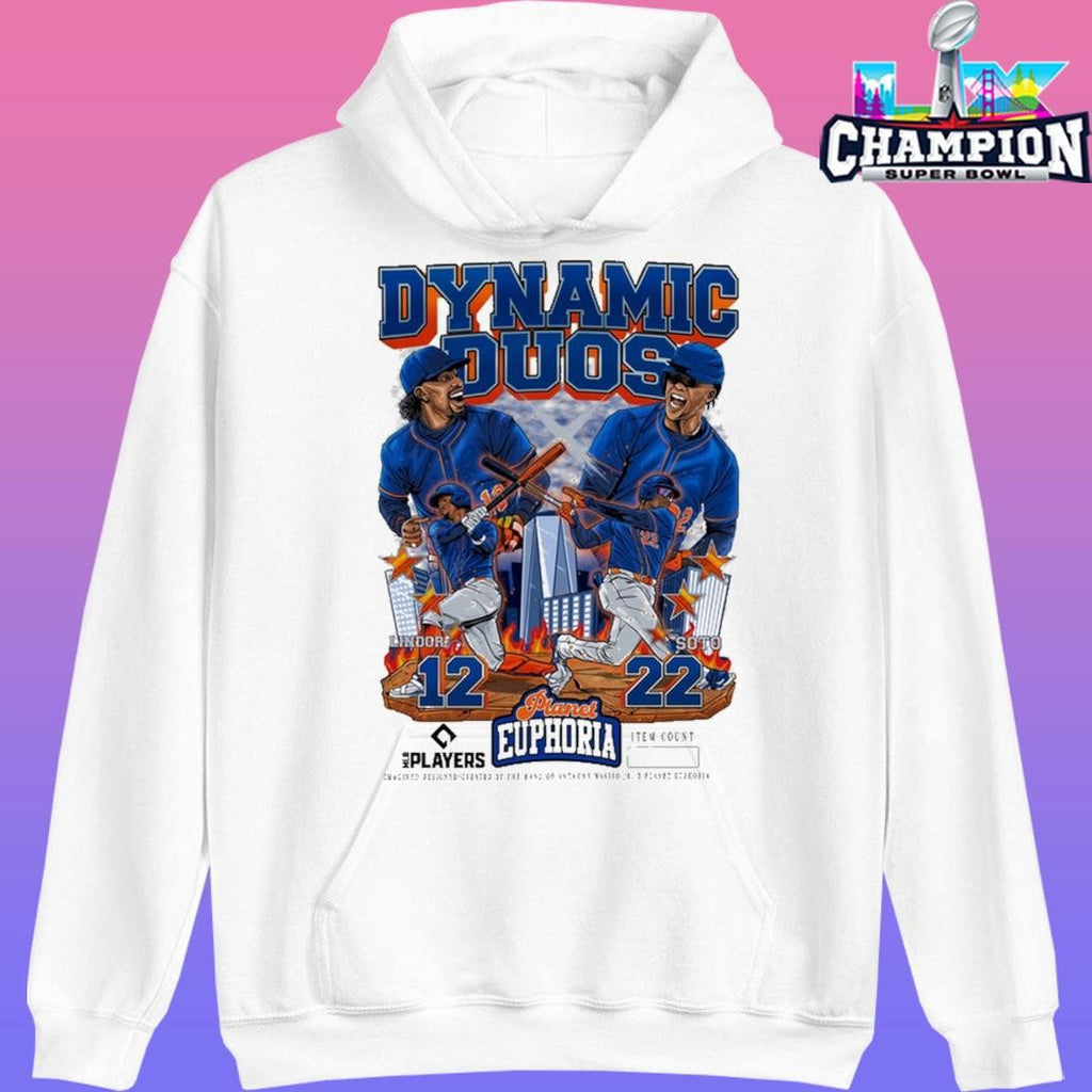 Dynamic Duos Lindor X Soto Planet Euphoria Mlb Players Shirt