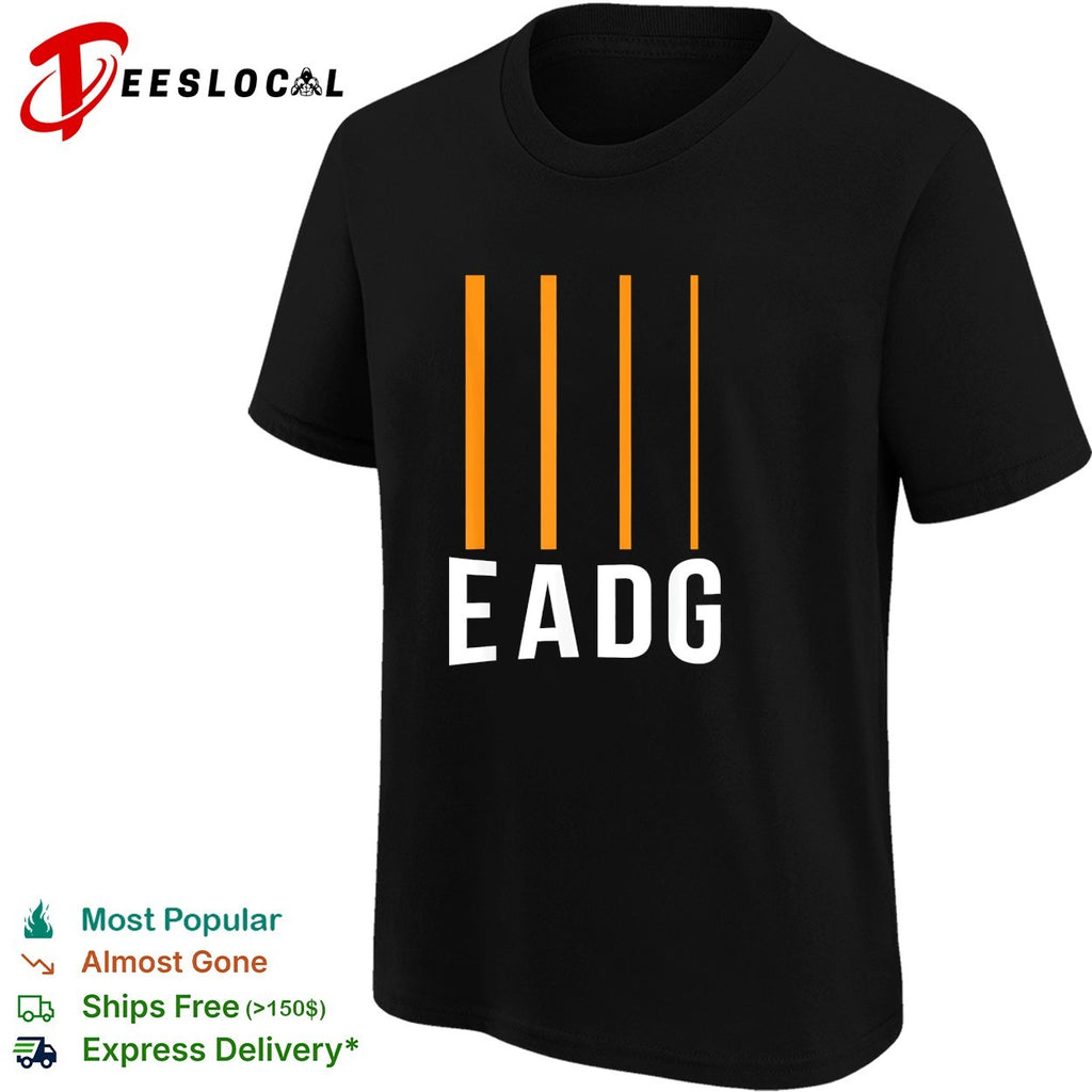 EADG bass guitar four strings musician shirt