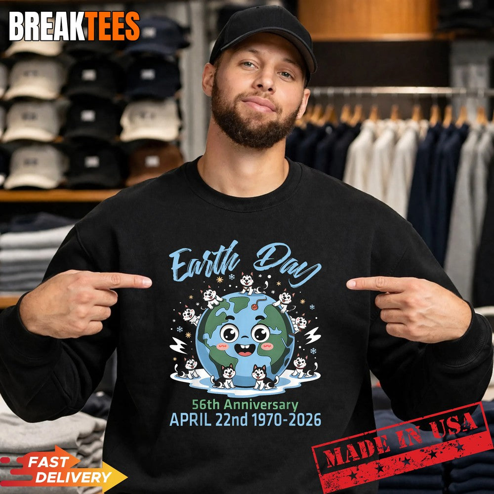 Earth Day 2026 56th Anniversary Earth Day Men Shirt