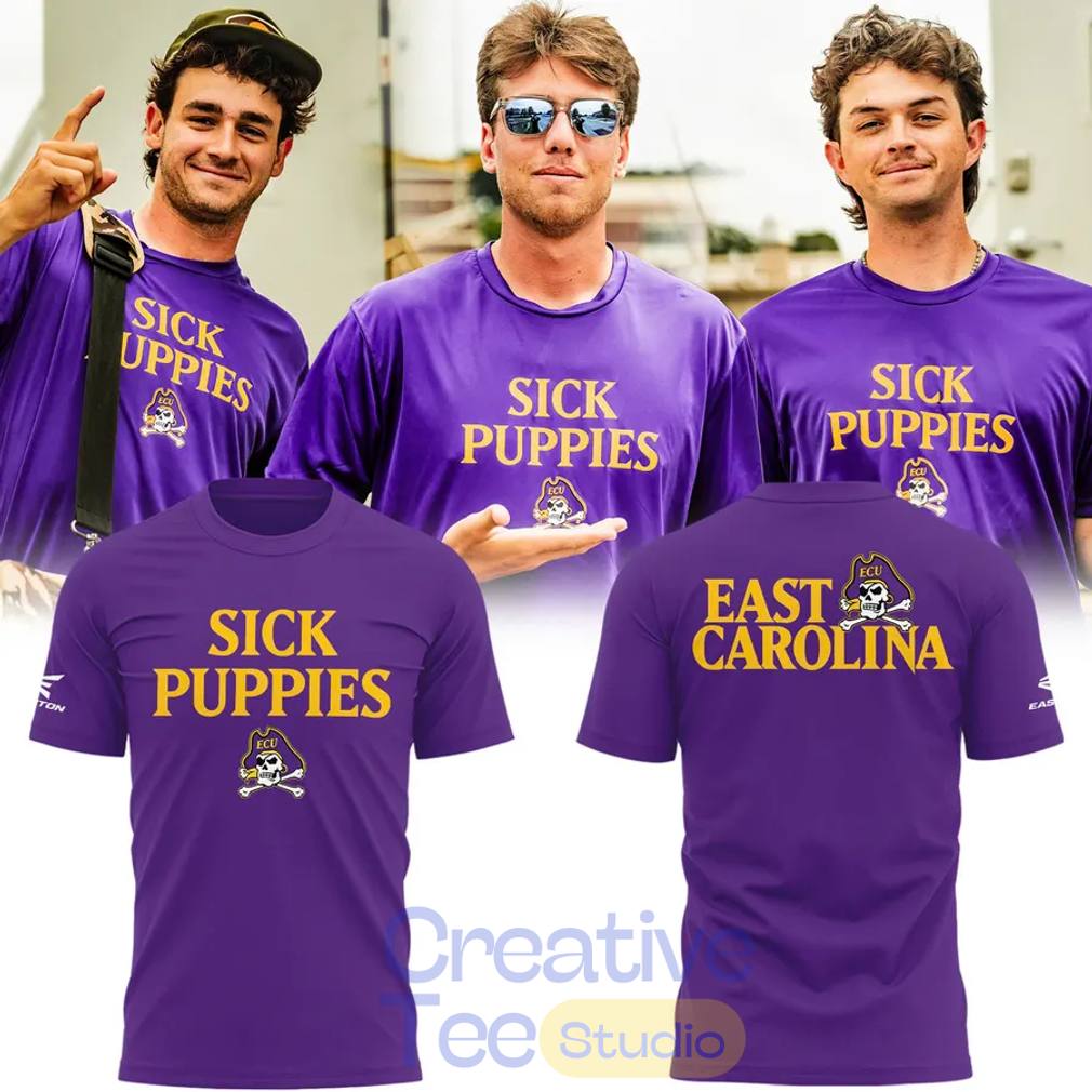 East Carolina Pirates “Sick Puppies” 2026 T-Shirt