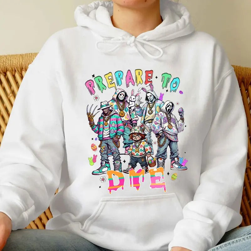 Easter Horror Crew Shirt, Happy Easter Horror Shirt, Trending Graphic Tee Hoodie, Sweatshirt | PodTeesHub.com