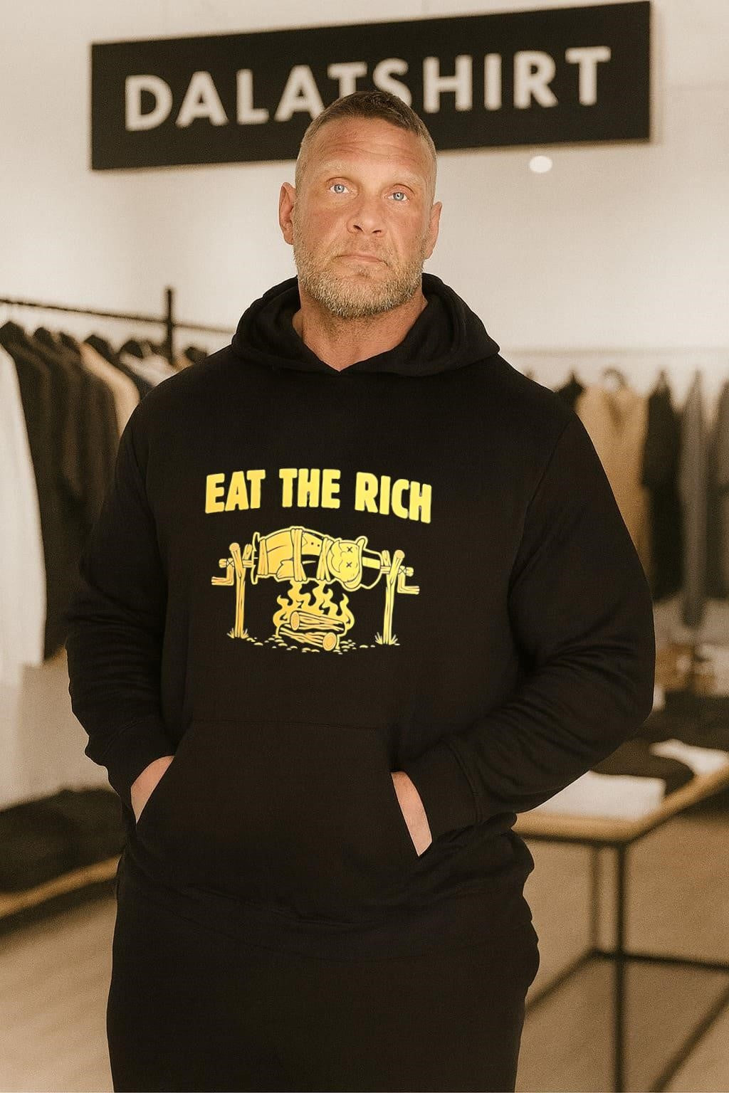 Eat The Rich Monopoly Man Tied On A Roasting shirt