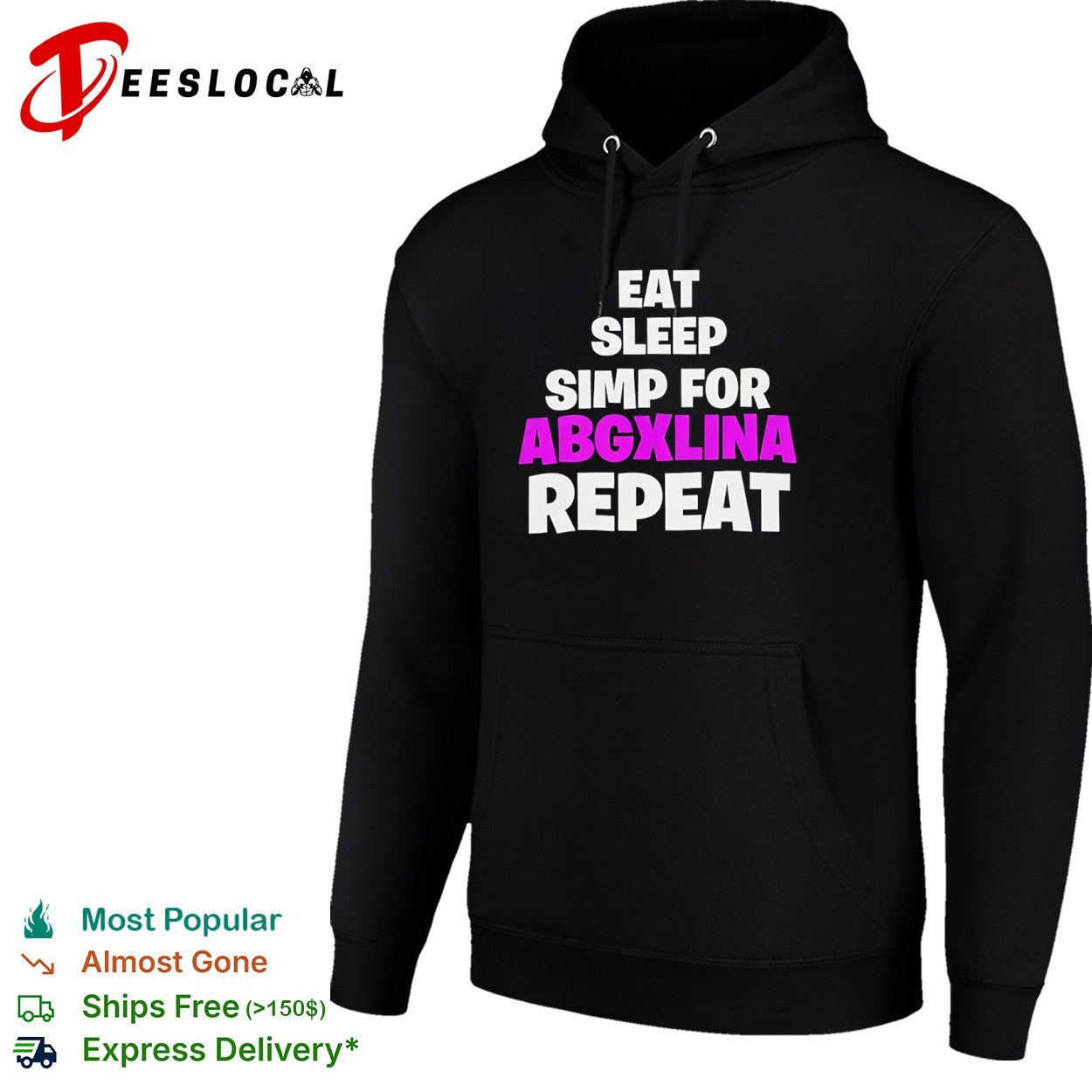 Eat sleep simp for Abgxlina repeat shirt