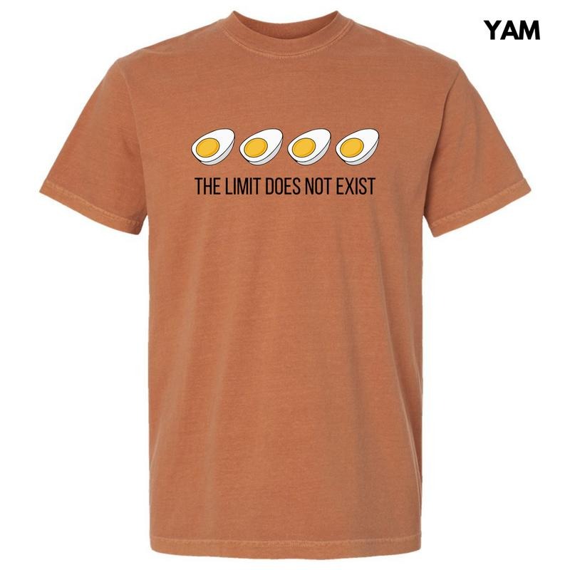 Eggs Limit Does Not Exist Comfort Colors T-Shirt 'NLB' Hoodie, Sweatshirt | PodTeesHub.com