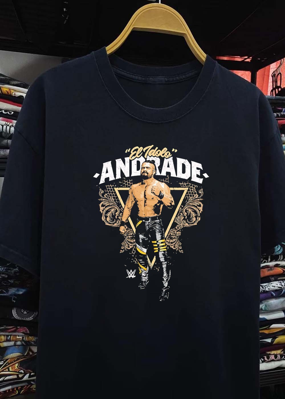 El Idolo Andrade Professional Wrestling Star Men’s Graphic T-Shirt