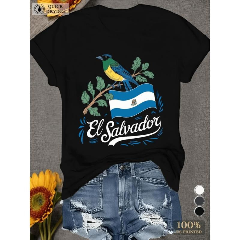 El Salvador Bird Women's Comfortable And Stylish T-Shirt Hoodie, Sweatshirt | PodTeesHub.com
