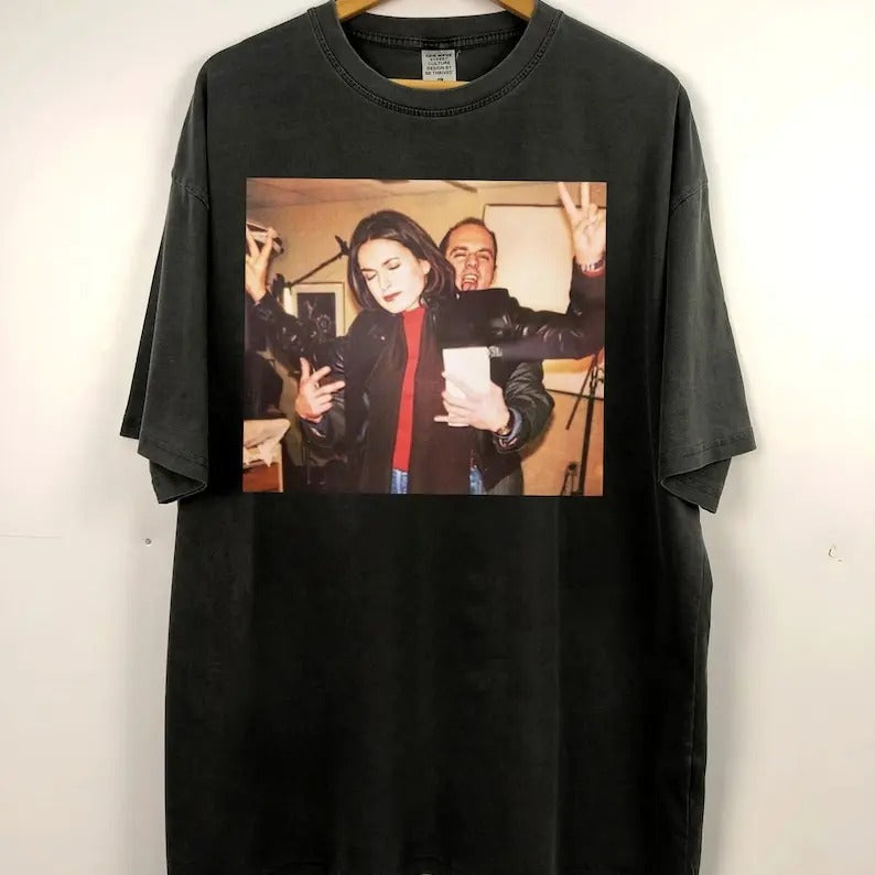 Elliot Stabler And Olivia Benson Shirt, Elliot Stabler and Olivia Benson Eras tour Unisex T-Shirt, Gift for Fans Men...
