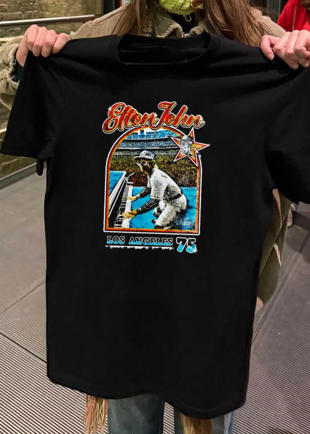 Elton John Playing Piano Los Angeles 75 shirt(1)