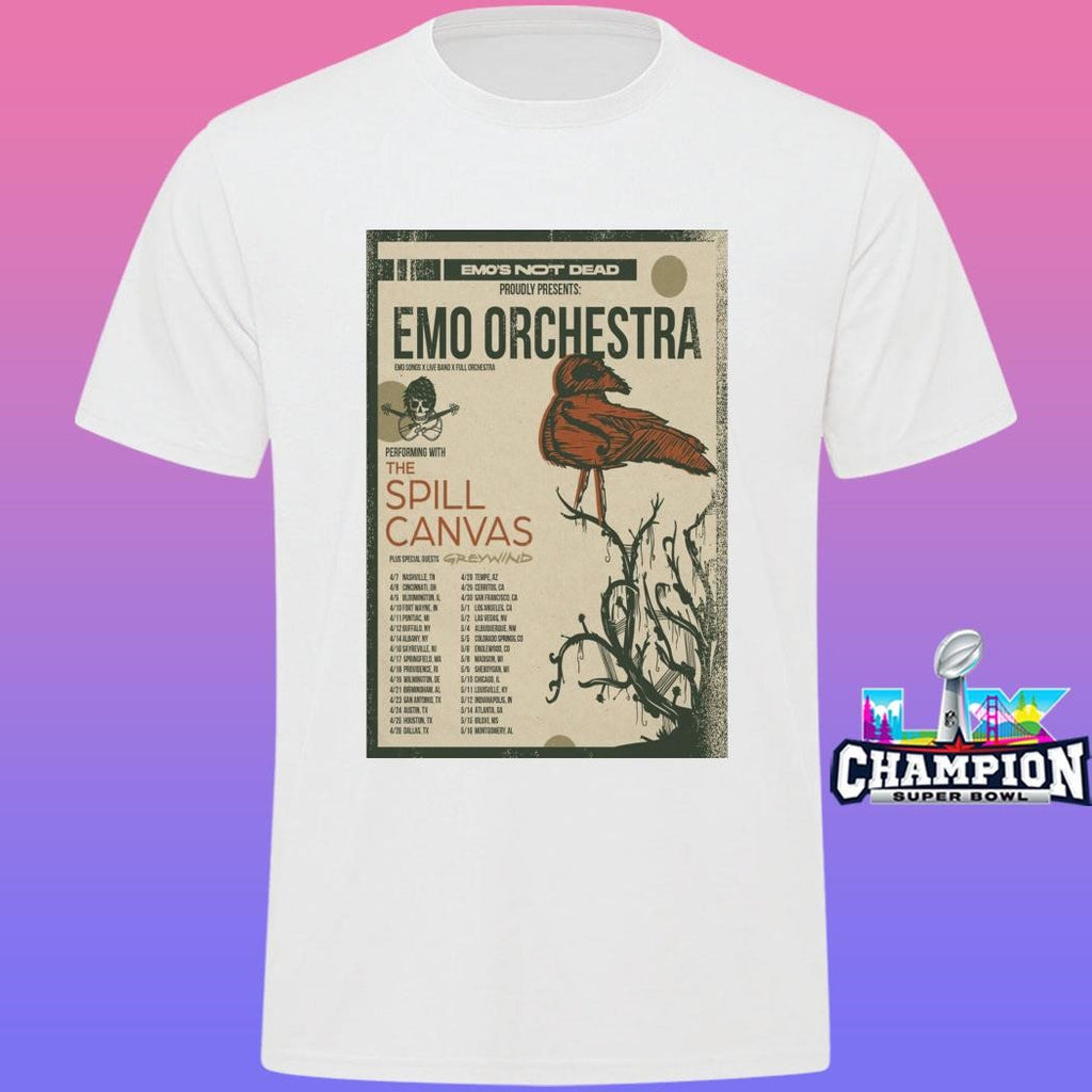 Emo Orchestra Tour 2026 Shirt