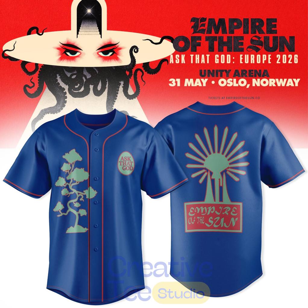Empire of The Sun Ask The God Tour 2026 Special Baseball Jersey