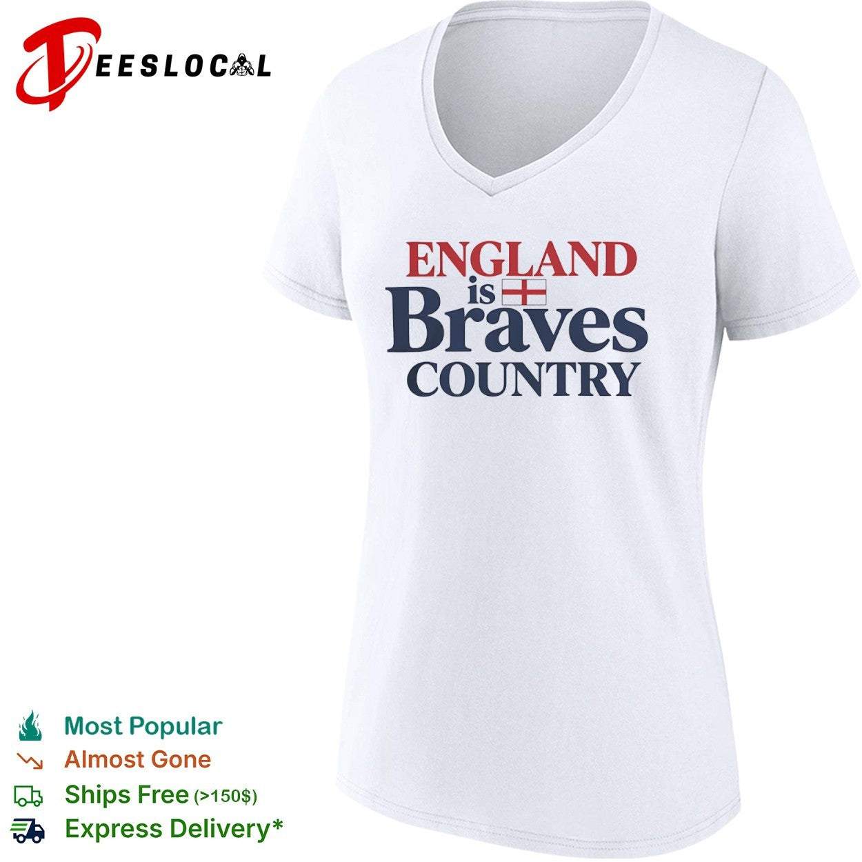 England Is Braves Country World Cup 2026 shirt