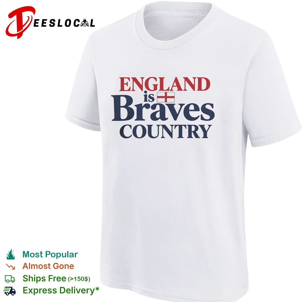 England Is Braves Country World Cup 2026 shirt