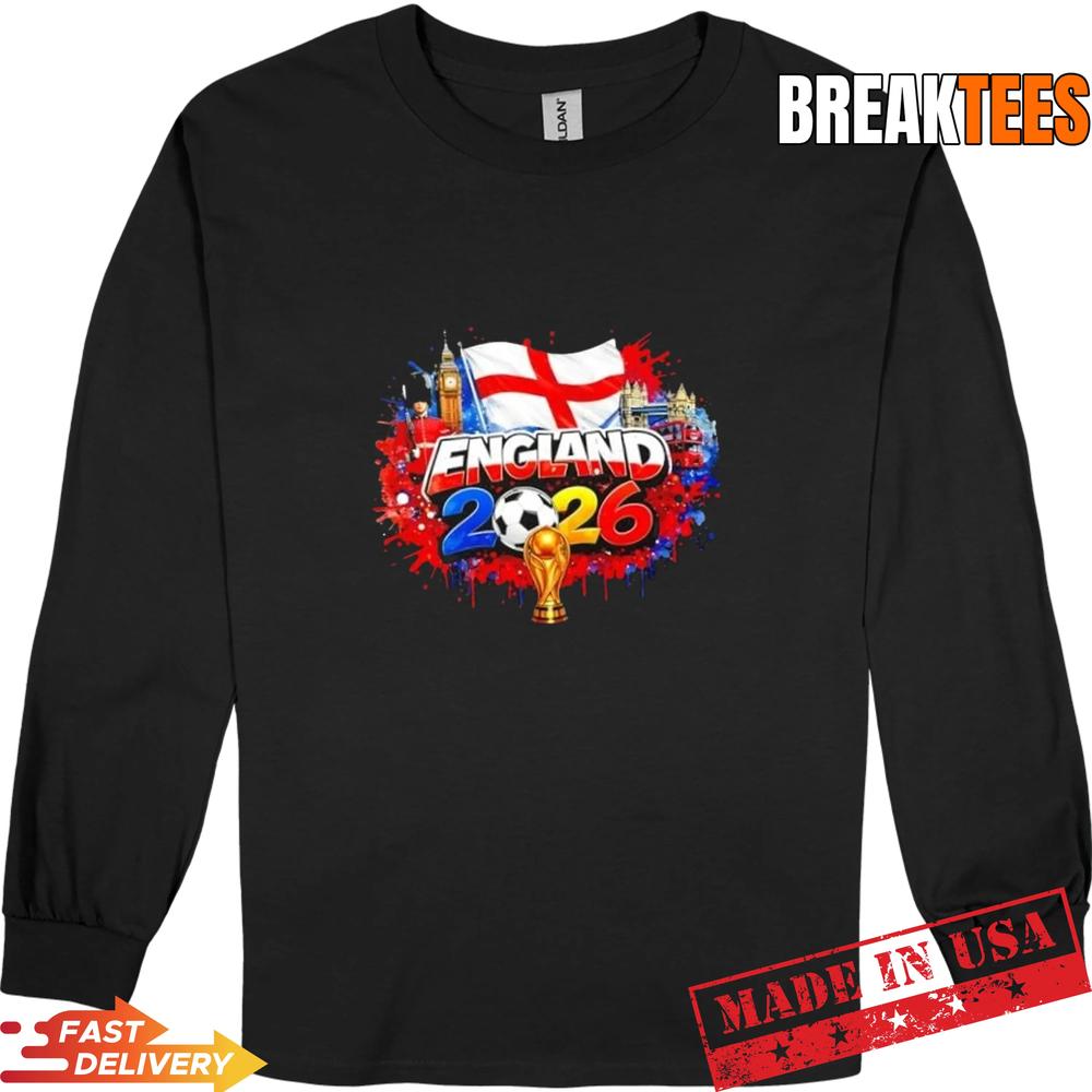 England North America Soccer Tournament 2026 T-Shirt