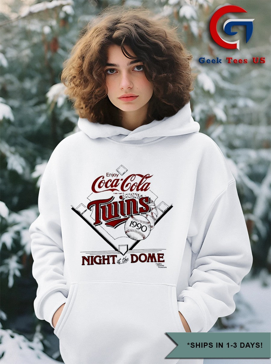 Enjoy Coca Cola Twins 1990 Night at the Dome shirt