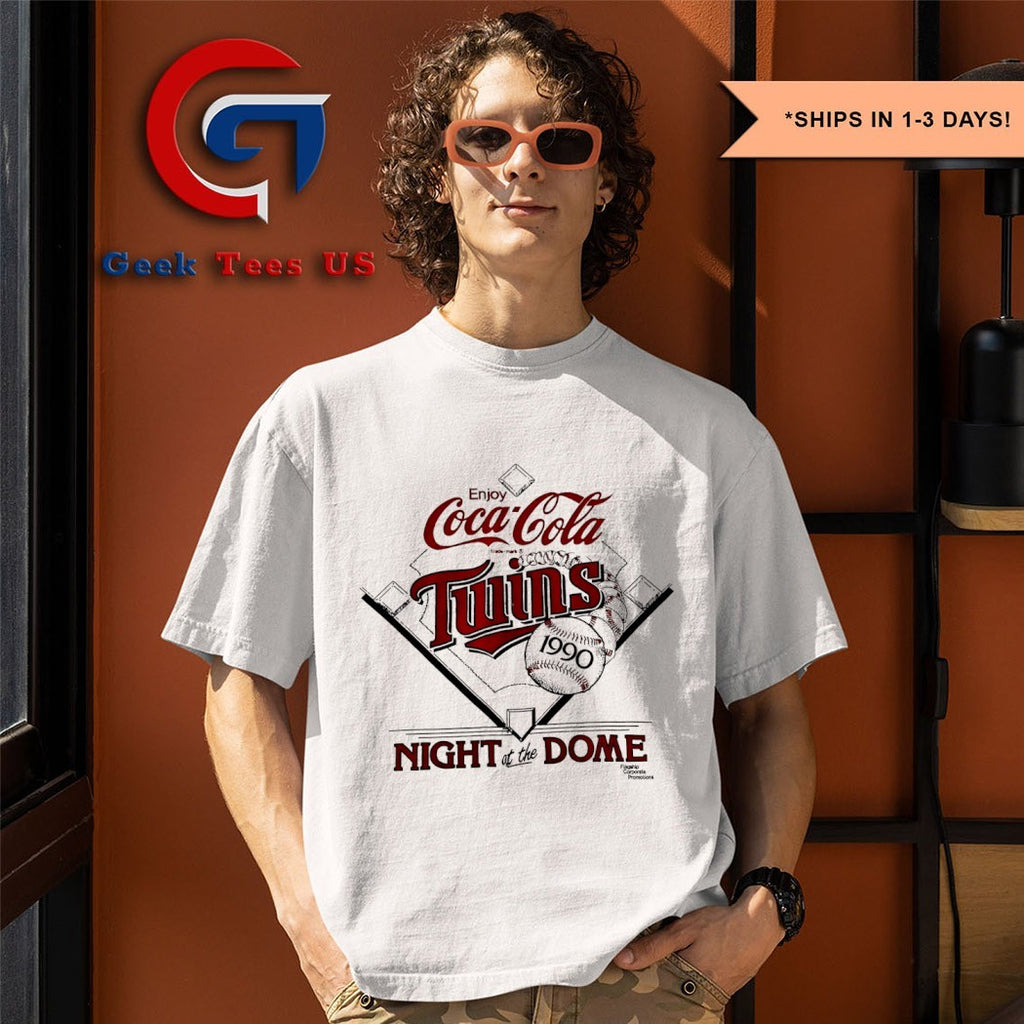 Enjoy Coca Cola Twins 1990 Night at the Dome shirt