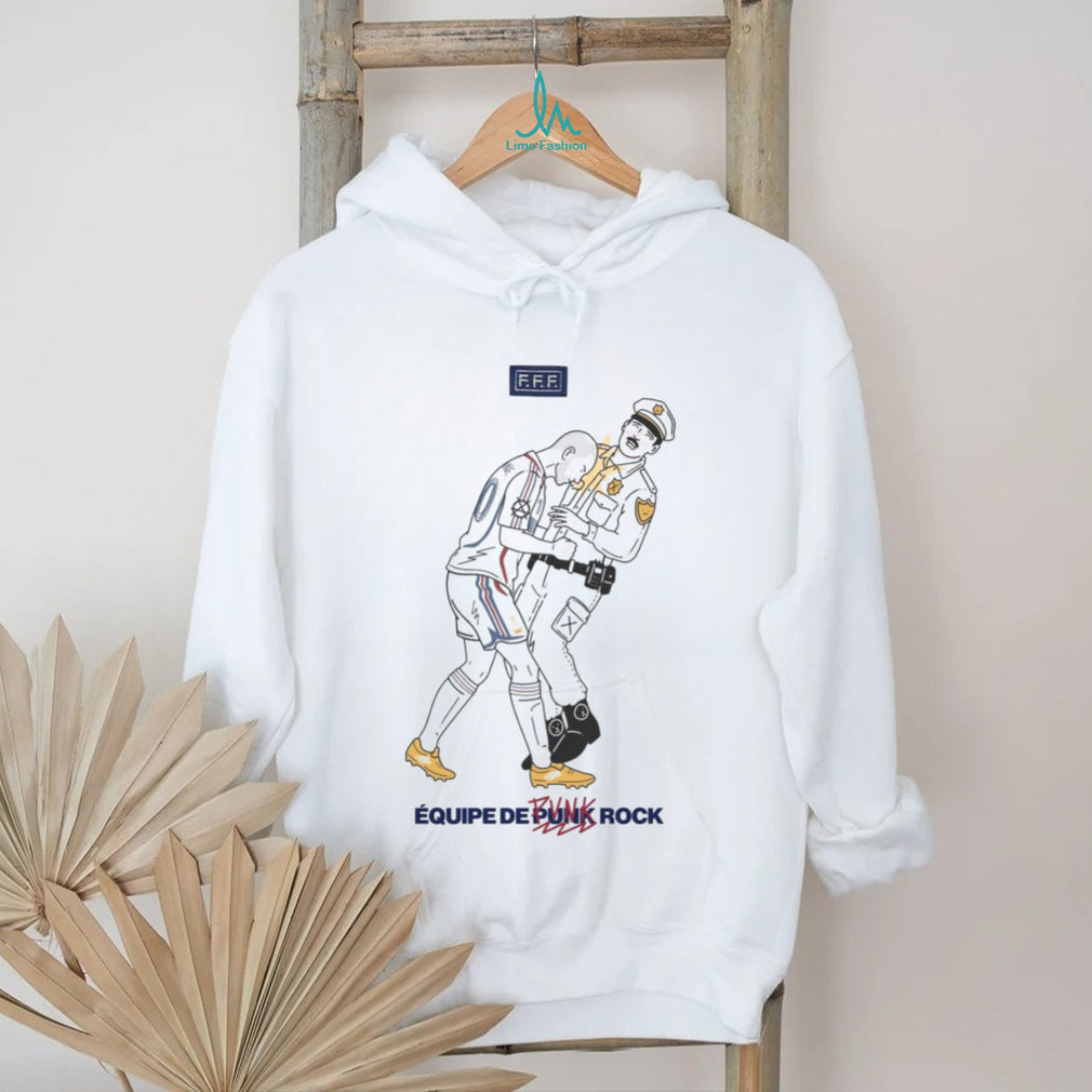 Equipe De Punk Rock French Football Style Streetwear T Shirt