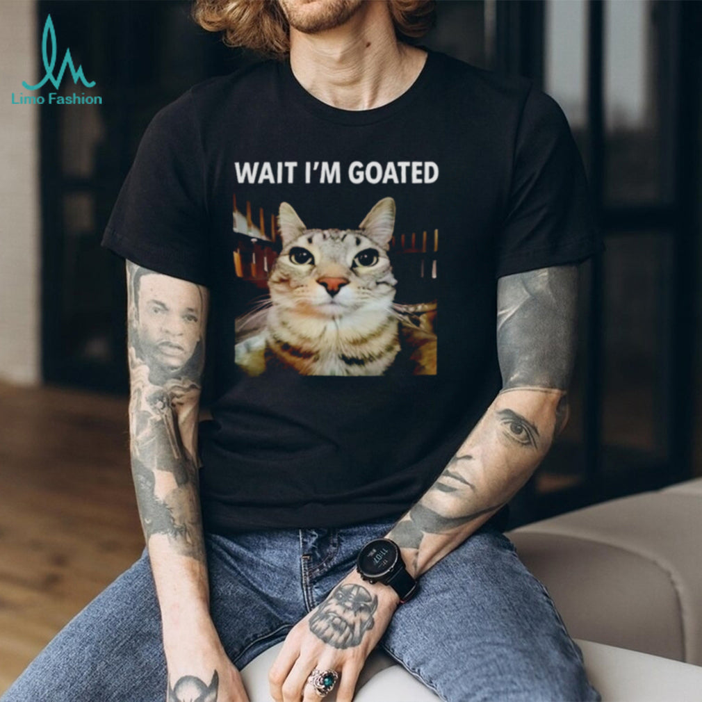 Eric Hartman Wait I’m Goated Meme Cat Shirt
