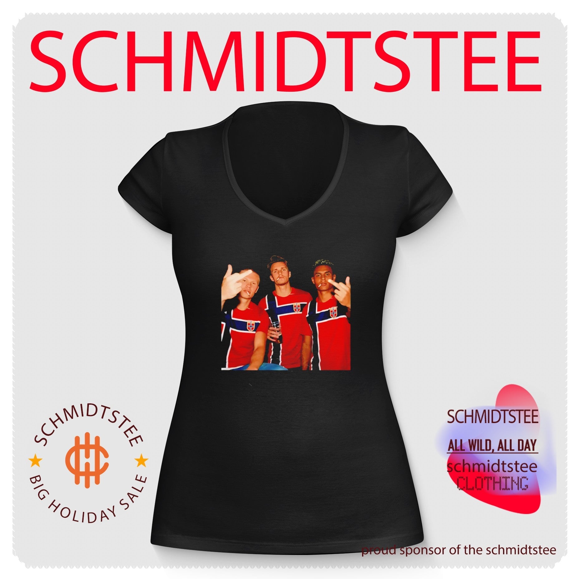Erling Haaland Martin Odegaard and Curtis Jones Norway National Team middle finger shirt