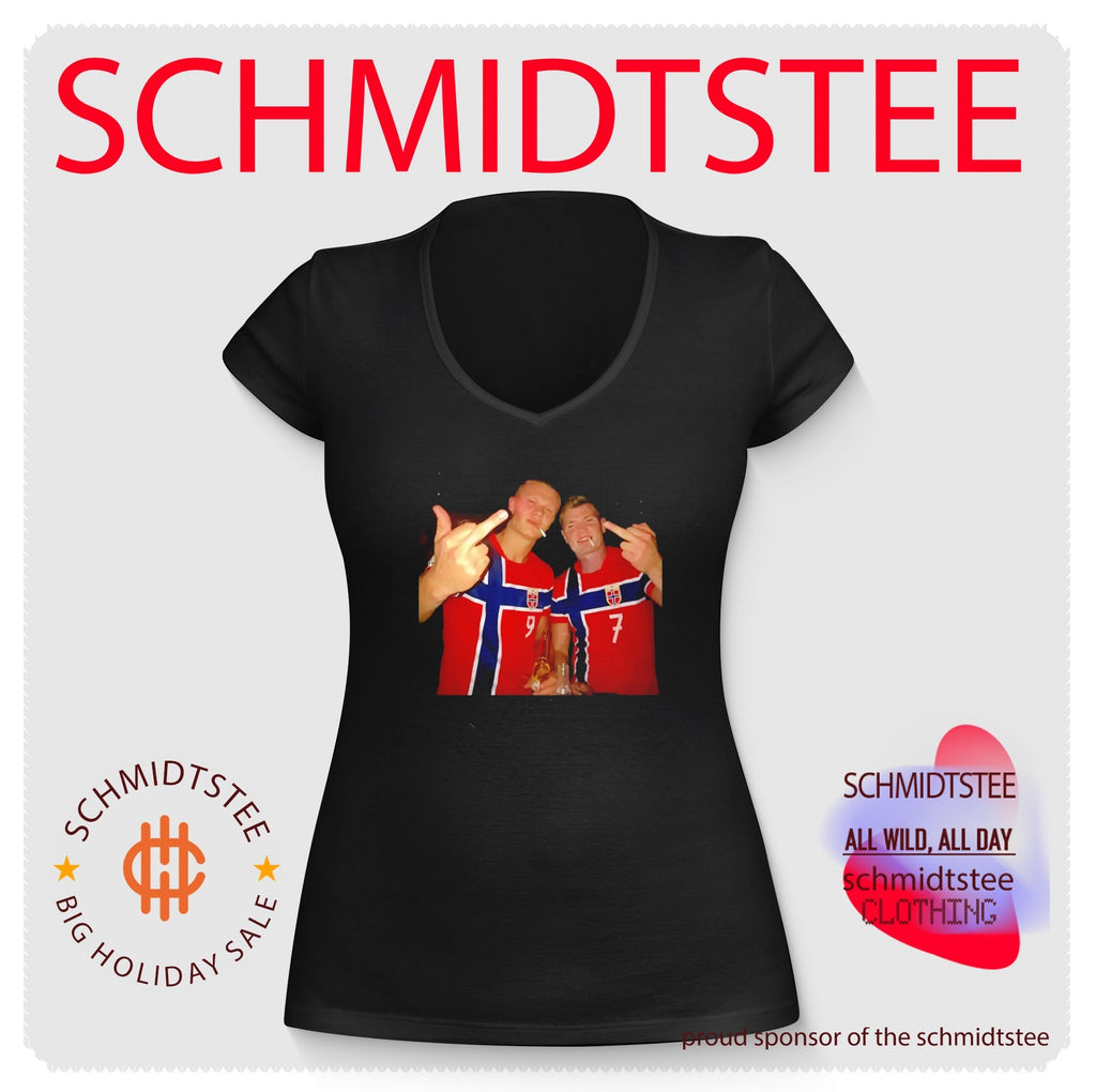 Erling Haaland and Alexander Sorloth Norway National Football middle finger shirt