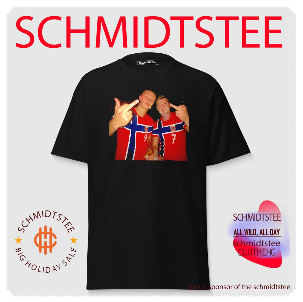 Erling Haaland and Alexander Sorloth Norway National Football middle finger shirt