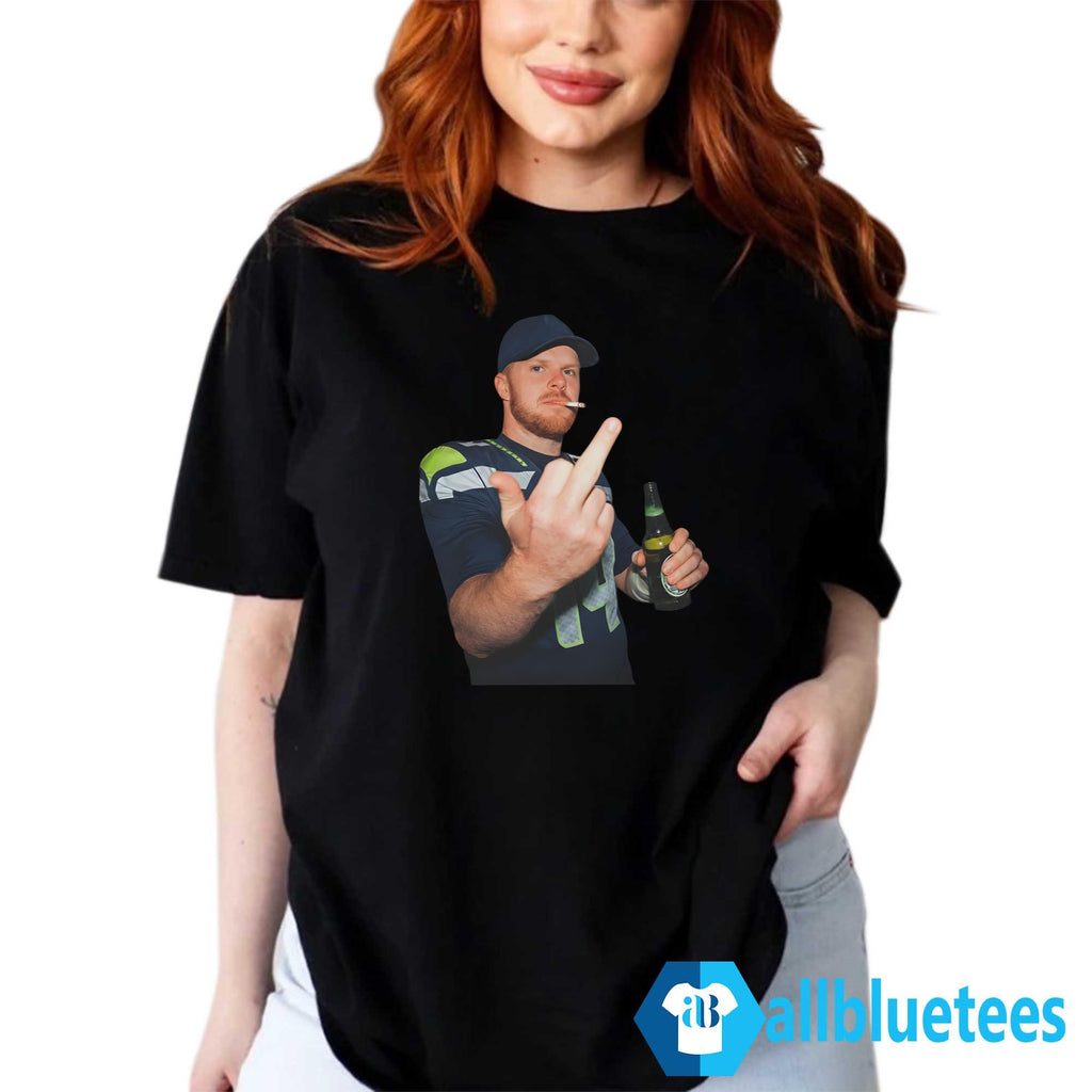 Ernest Jones Sam Darnold Middle Finger Shirt