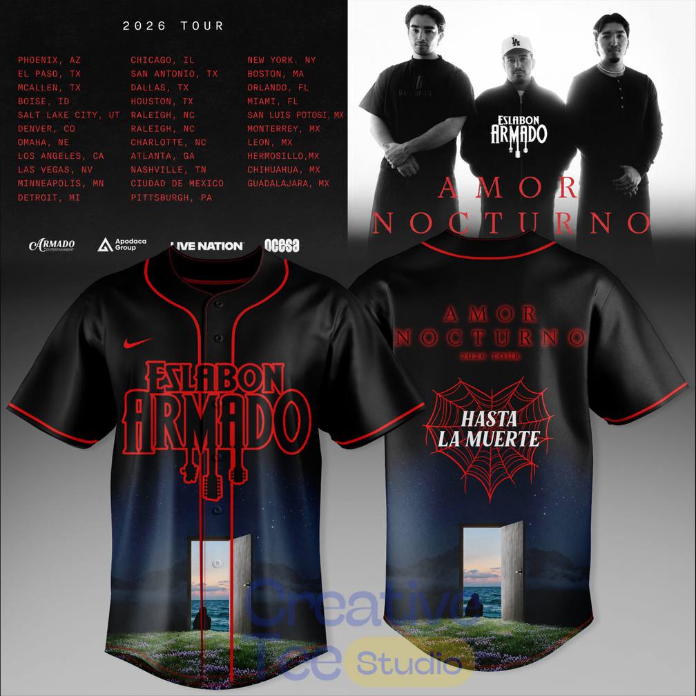 Eslabón Armado Amor Nocturno Tour 2026 Baseball Jersey