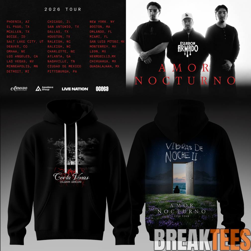 Eslabn Armado Amor Nocturno Tour 2026 Hoodie