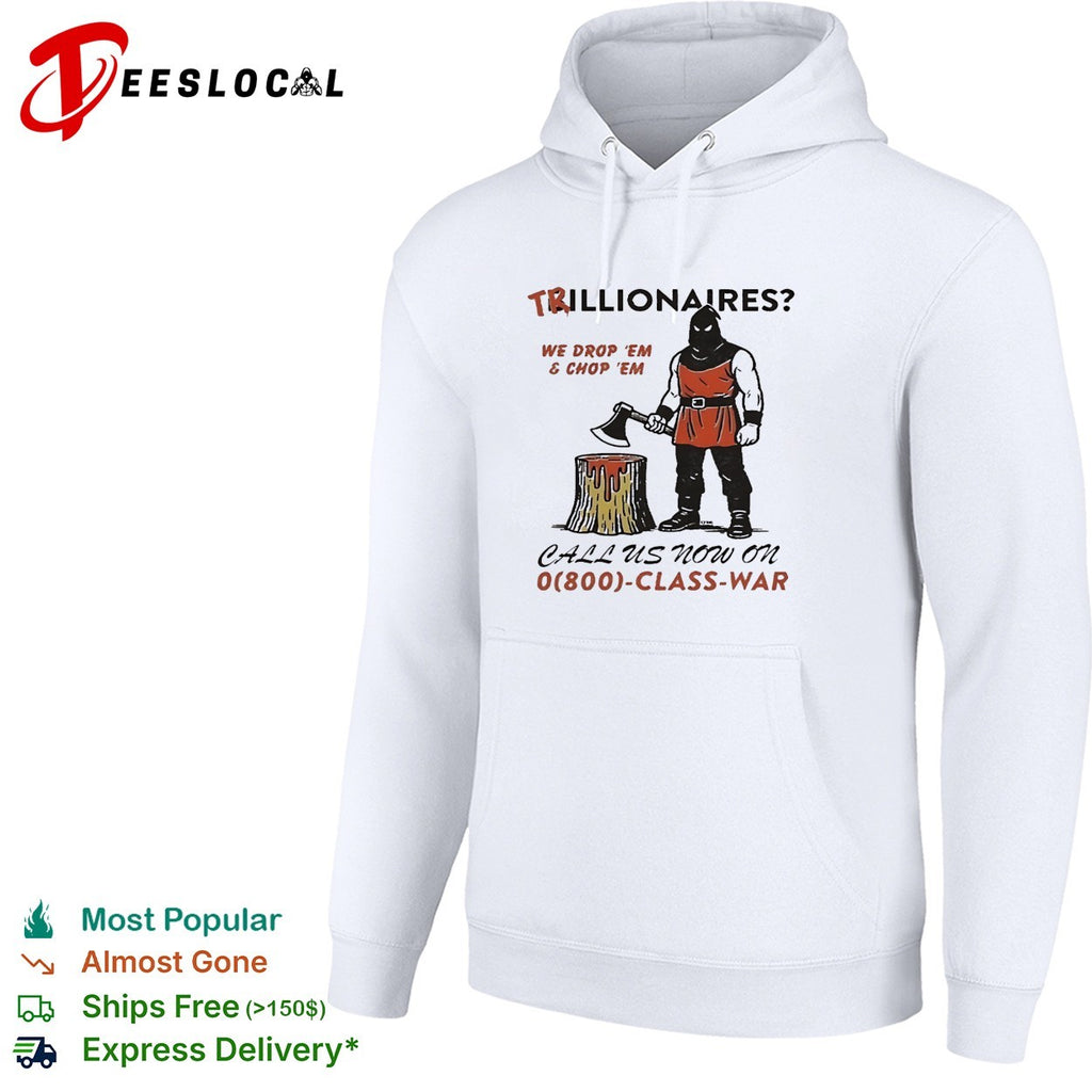 Executioner holding axe and stump shirt