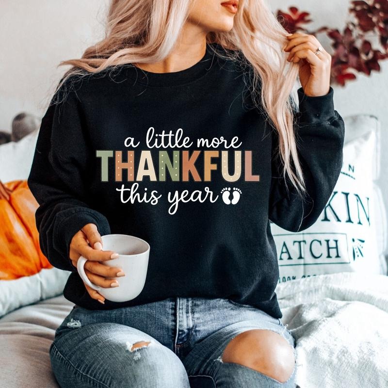 Fall Pregnancy Shirt Thanksgiving Pregnancy Announcement Fall Maternity Shirt Expecting Mom Gift Reveal to Family...
