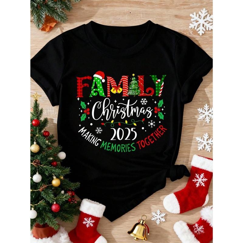 Family Christmas 2025 Festive Graphic T-Shirt