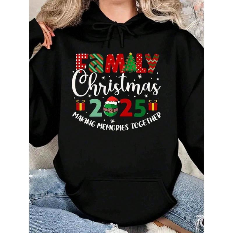 Family Christmas 2025 Making Memories Together Hoodie For Women Festive Xmas Gift Idea Cozy Winter Apparel Perfect For...