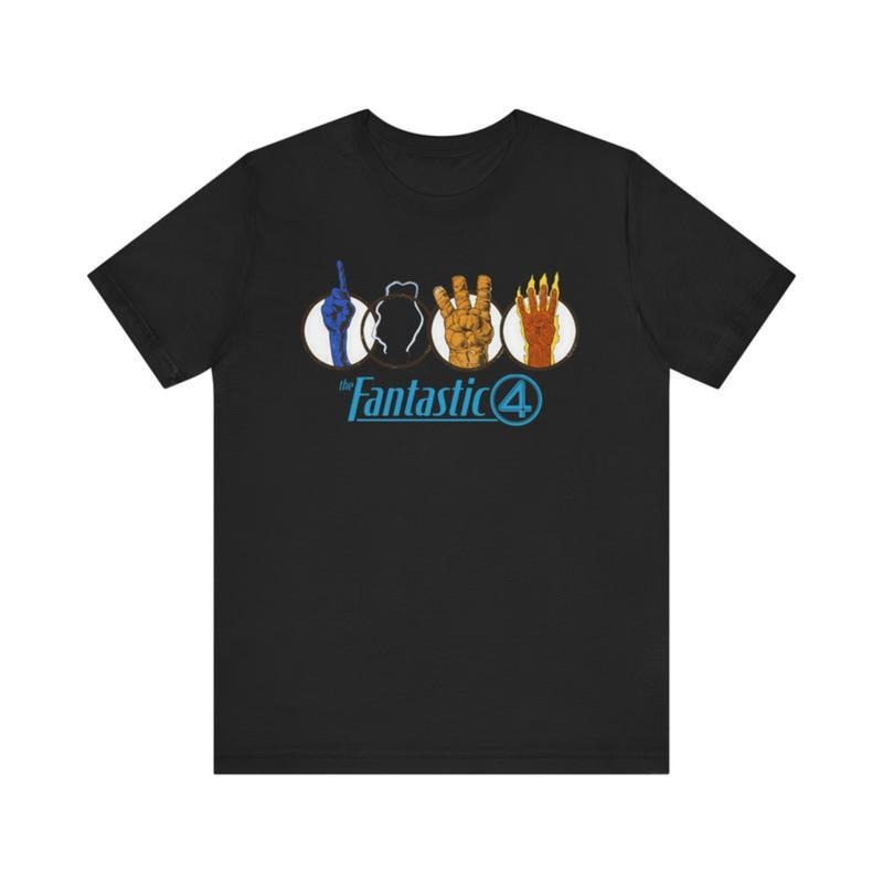 Fantastic Four Graphic T Shirt First Step Movie Inspired Tee Perfect Gift For Fans Hoodie, Sweatshirt | PodTeesHub.com
