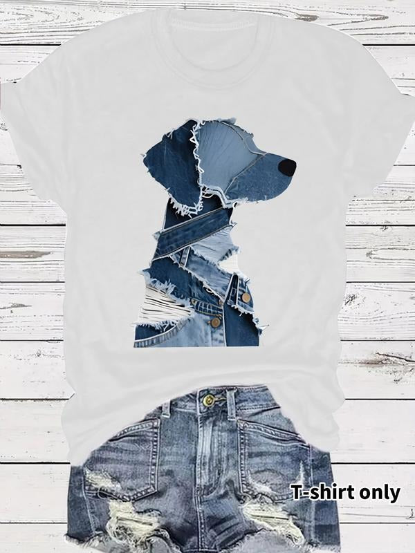 Fashion Vintage Printed Women's Summer Casual Sport T-Shirt, Comfortable Breathable Short Sleeve Top in S-Xxl for...