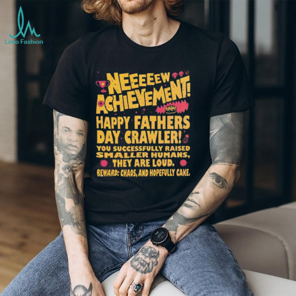 Fathers Day Gaming Humor Funny Gamer Dad Achievement T Shirt