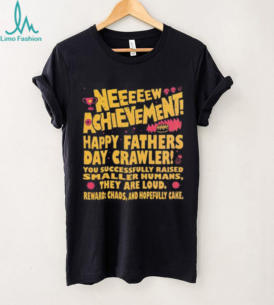 Fathers Day Gaming Humor Funny Gamer Dad Achievement T Shirt