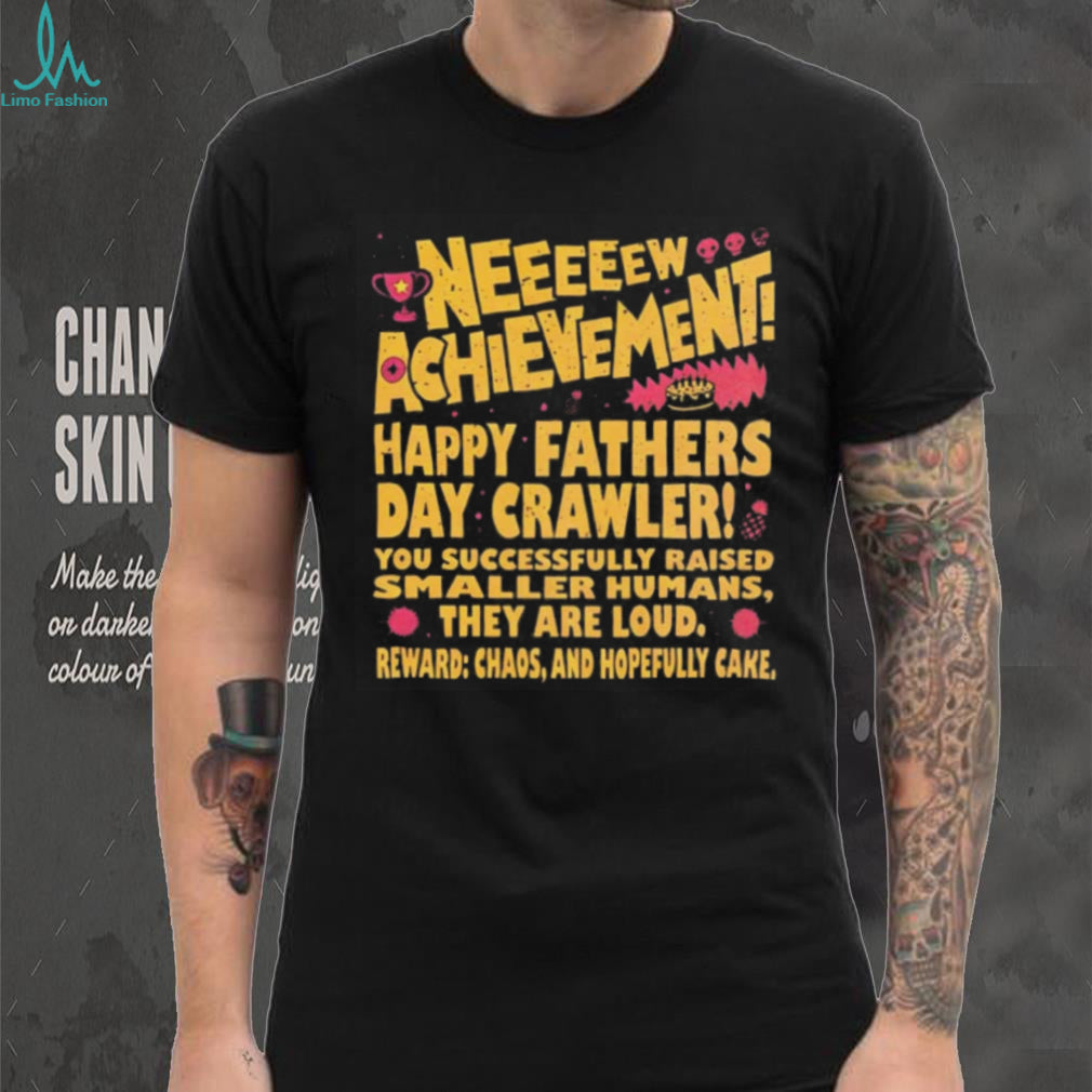 Fathers Day Gaming Humor Funny Gamer Dad Achievement T Shirt