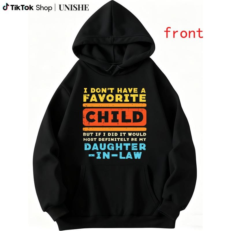 Fathers Day Hoodie 100% No Favorite Child If I Did Daughter In Law Statement T-Shirts, Sweatshirt | PodTeesHub.com