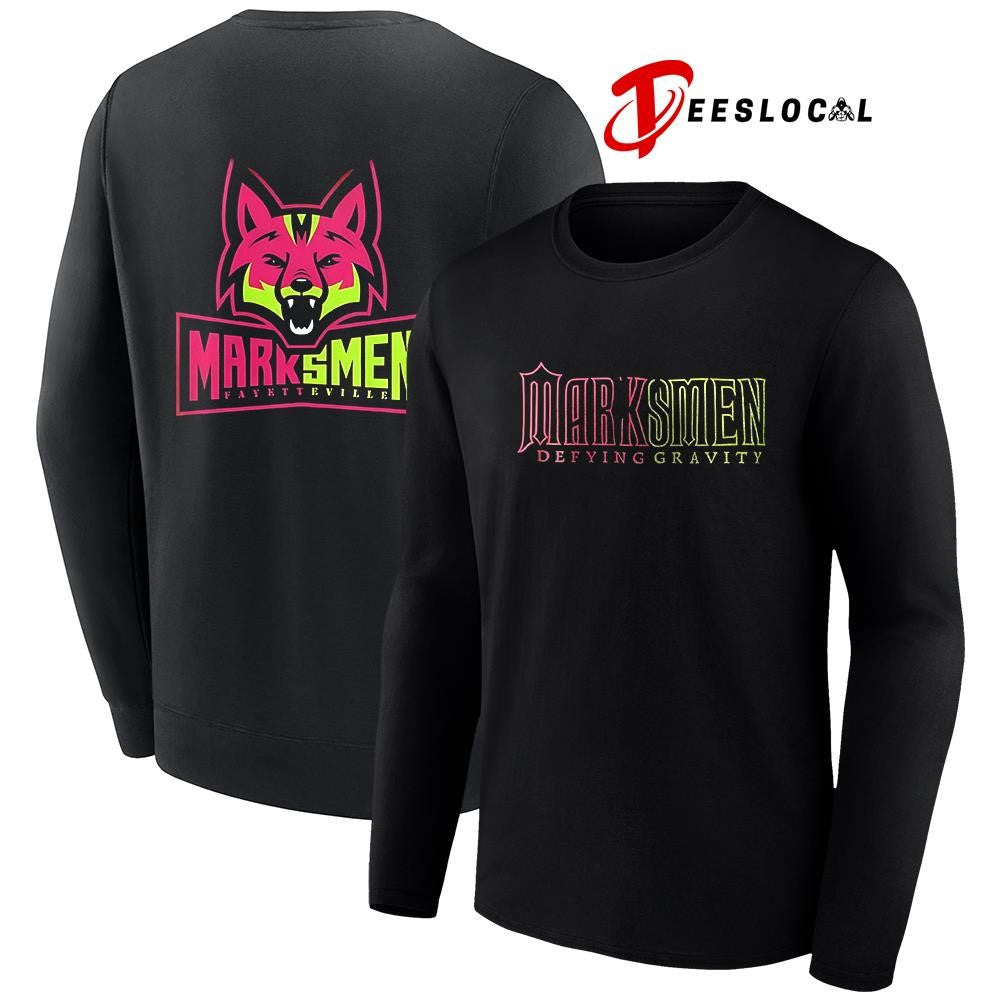 Fayetteville Marksmen defying gravity Wicked Night shirt