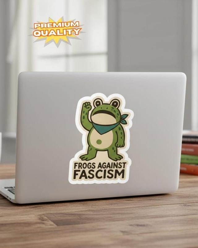 Fck ICE Portland Frog Sticker, Anti Fascist Decal, Oregon Protest, Fuck ICE Sticker, Activist Gift, Political Laptop...
