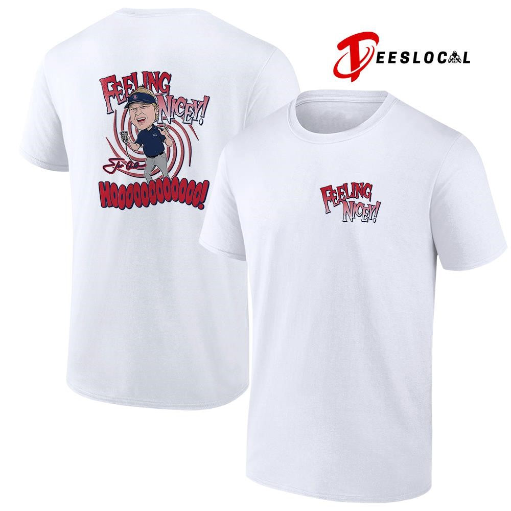 Feeling Nicey coach Gruden Hoooo caricature signature art shirt