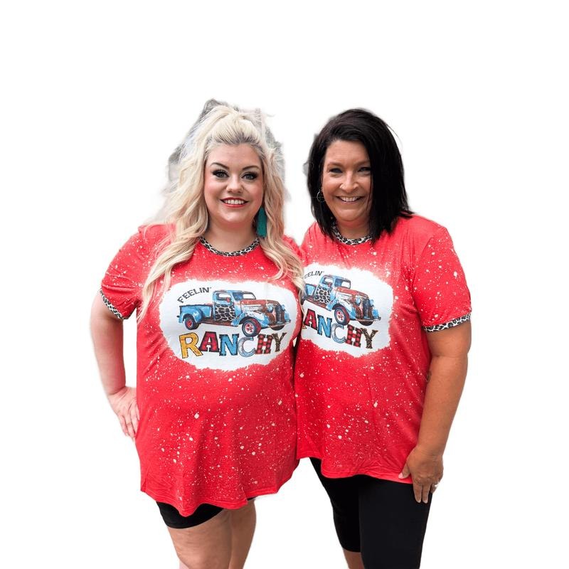 Feeling Ranchy Short Sleeve Top T-Shirts, Hoodie, Sweatshirt | PodTeesHub.com
