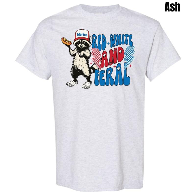 Feral America Gildan Short Sleeve T-Shirt 'NLB' Hoodie, Sweatshirt | PodTeesHub.com